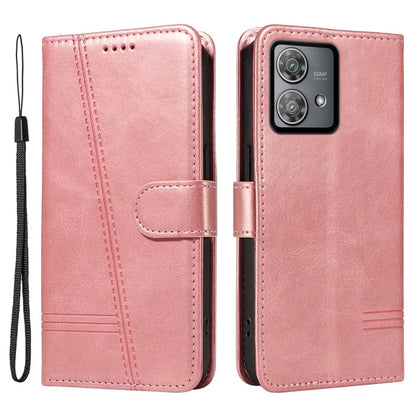 For Motorola Edge 40 Neo 5G Case Lins Imprint Wallet Phone Leather Cover