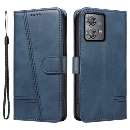 For Motorola Edge 40 Neo 5G Case Lins Imprint Wallet Phone Leather Cover