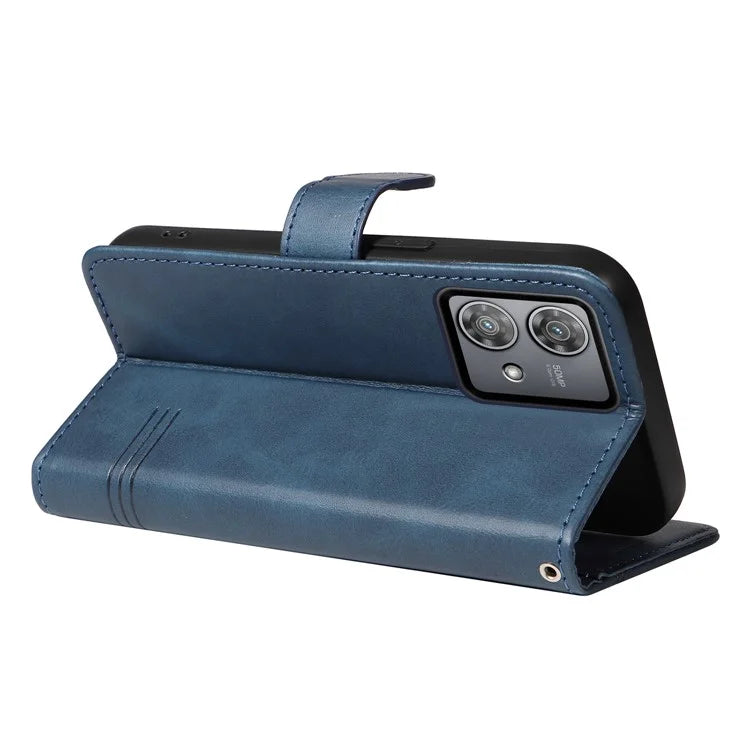 For Motorola Edge 40 Neo 5G Case Lins Imprint Wallet Phone Leather Cover