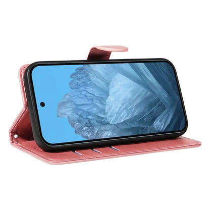 For Google Pixel 9 / 9 Pro Case Leather Book Flip Phone Cover Wallet Stand View