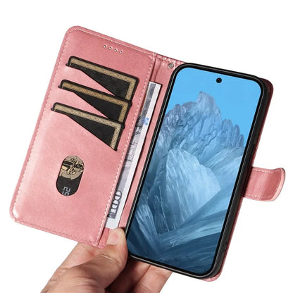 For Google Pixel 9 / 9 Pro Case Leather Book Flip Phone Cover Wallet Stand View