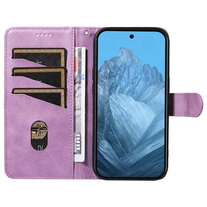 For Google Pixel 9 / 9 Pro Case Leather Book Flip Phone Cover Wallet Stand View