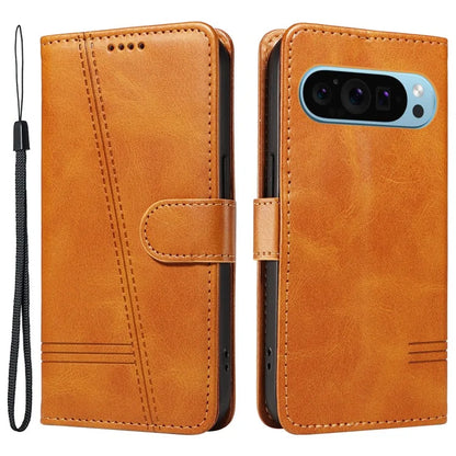 For Google Pixel 9 / 9 Pro Case Leather Book Flip Phone Cover Wallet Stand View