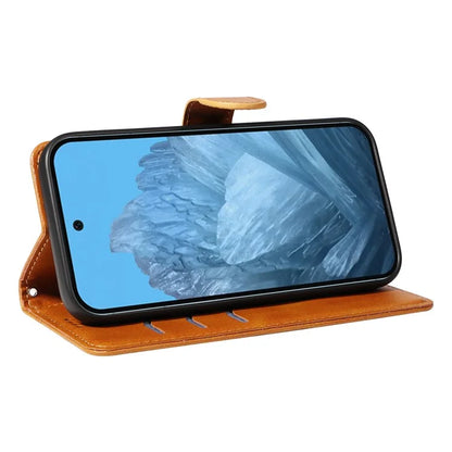 For Google Pixel 9 / 9 Pro Case Leather Book Flip Phone Cover Wallet Stand View