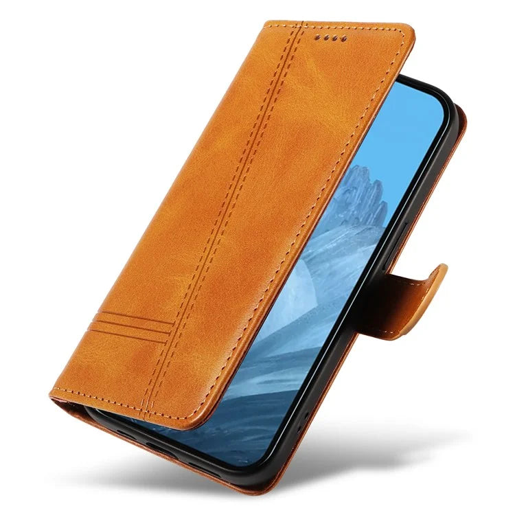 For Google Pixel 9 / 9 Pro Case Leather Book Flip Phone Cover Wallet Stand View
