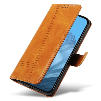 For Google Pixel 9 / 9 Pro Case Leather Book Flip Phone Cover Wallet Stand View