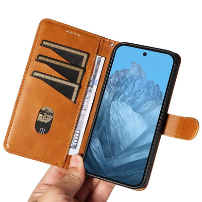 For Google Pixel 9 / 9 Pro Case Leather Book Flip Phone Cover Wallet Stand View
