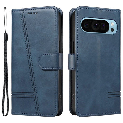 For Google Pixel 9 / 9 Pro Case Leather Book Flip Phone Cover Wallet Stand View