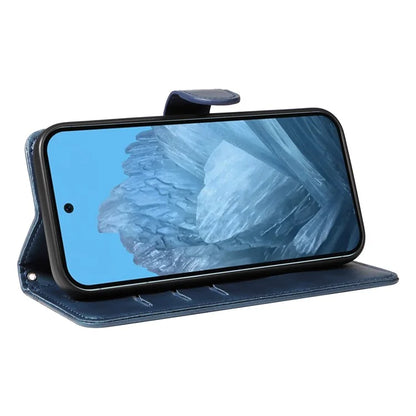 For Google Pixel 9 / 9 Pro Case Leather Book Flip Phone Cover Wallet Stand View