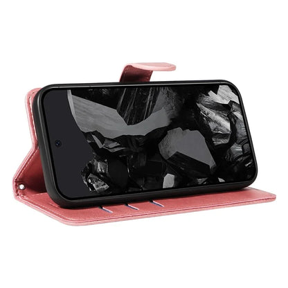For Google Pixel 9 Pro / Pixel 9 Leather Phone Case with Wallet and Stand Function