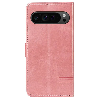 For Google Pixel 9 Pro / Pixel 9 Leather Phone Case with Wallet and Stand Function