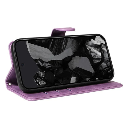 For Google Pixel 9 Pro / Pixel 9 Leather Phone Case with Wallet and Stand Function