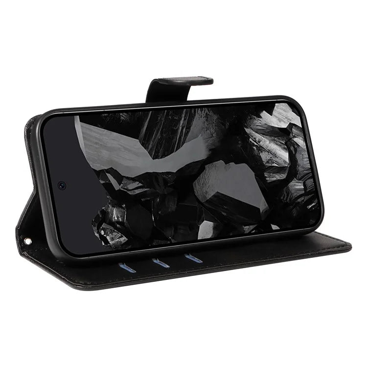 For Google Pixel 9 Pro / Pixel 9 Leather Phone Case with Wallet and Stand Function
