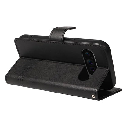 For Google Pixel 9 Pro / Pixel 9 Leather Phone Case with Wallet and Stand Function