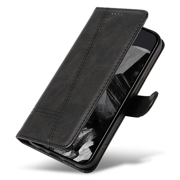 For Google Pixel 9 Pro / Pixel 9 Leather Phone Case with Wallet and Stand Function