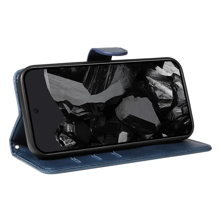 For Google Pixel 9 Pro / Pixel 9 Leather Phone Case with Wallet and Stand Function