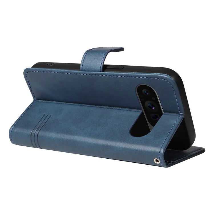 For Google Pixel 9 Pro / Pixel 9 Leather Phone Case with Wallet and Stand Function