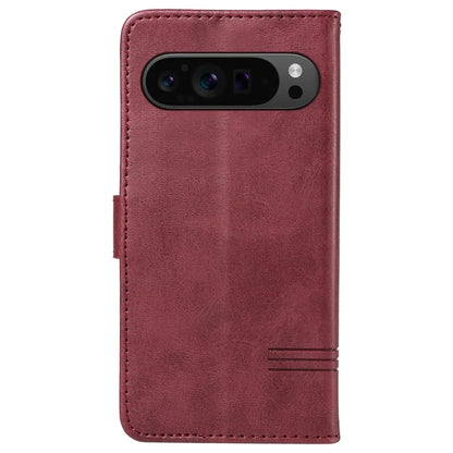 For Google Pixel 9 Pro / Pixel 9 Leather Phone Case with Wallet and Stand Function