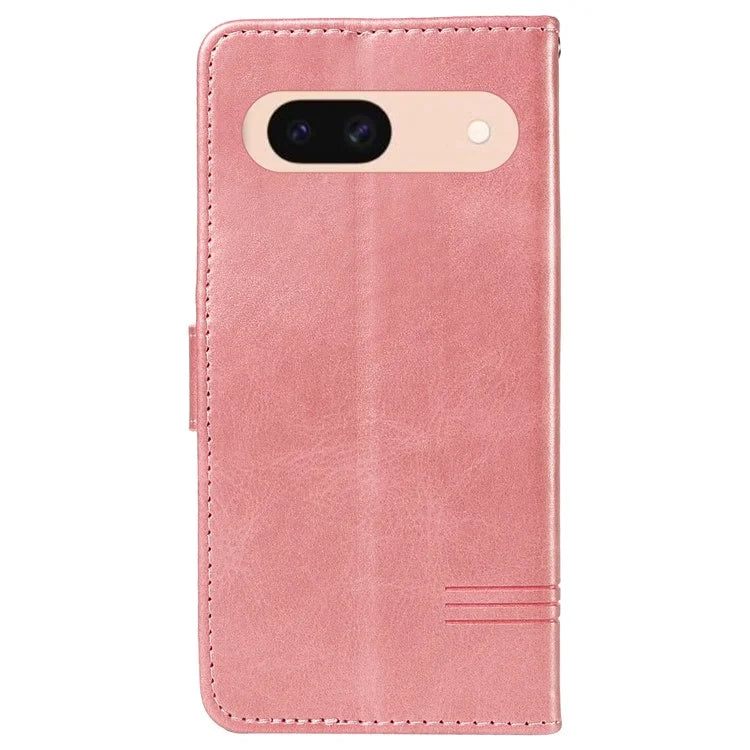 For Google Pixel 8a Wallet Case Flip Folio Leather Cell Phone Cover