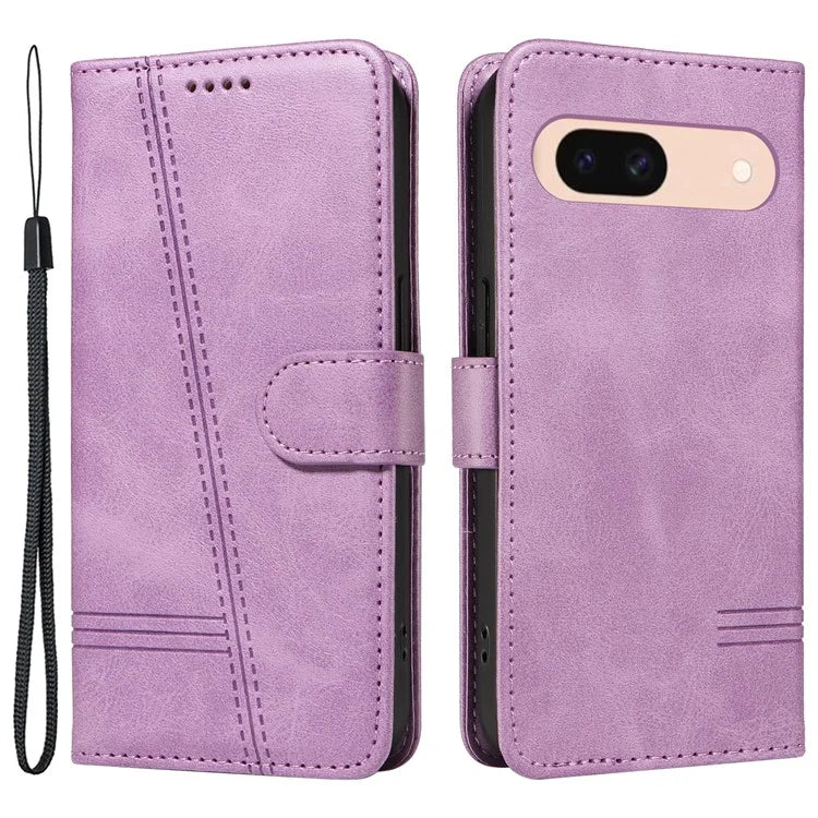 For Google Pixel 8a Wallet Case Flip Folio Leather Cell Phone Cover