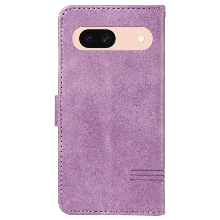 For Google Pixel 8a Wallet Case Flip Folio Leather Cell Phone Cover