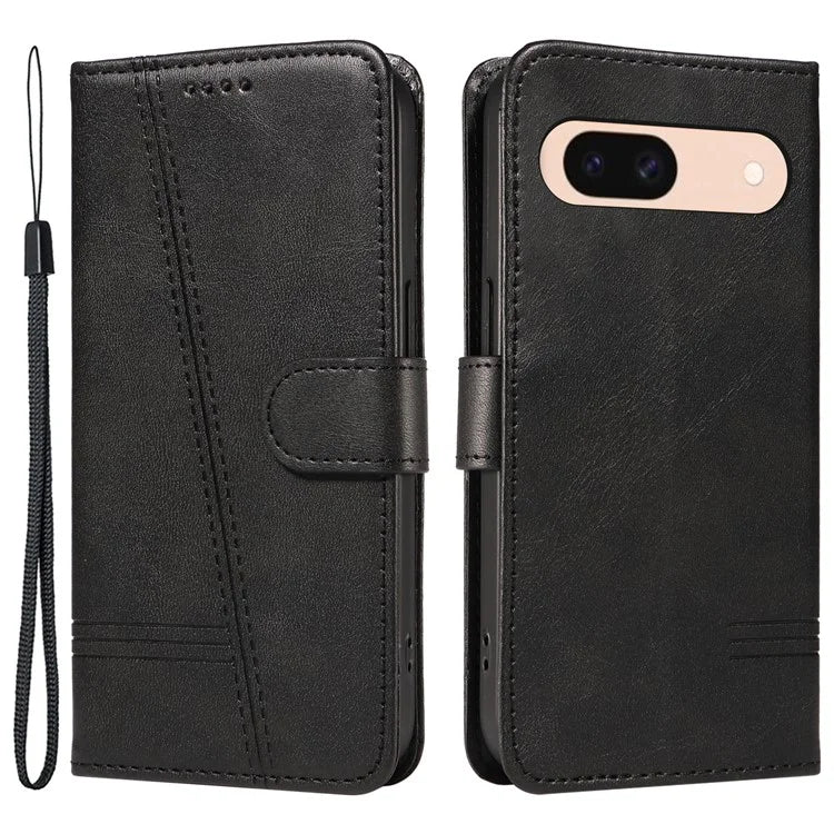 For Google Pixel 8a Wallet Case Flip Folio Leather Cell Phone Cover