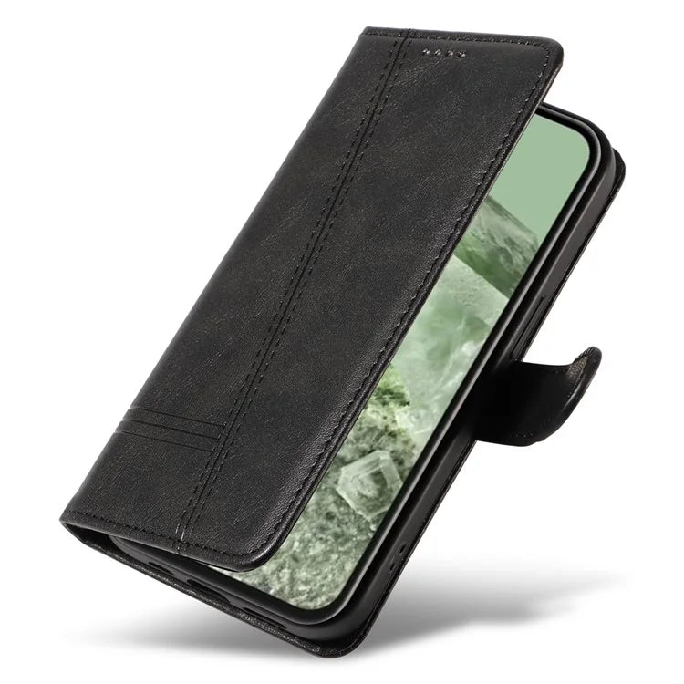 For Google Pixel 8a Wallet Case Flip Folio Leather Cell Phone Cover