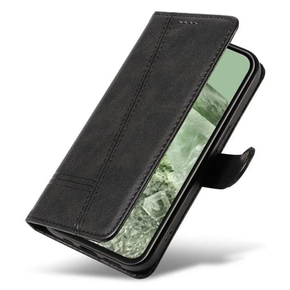 For Google Pixel 8a Wallet Case Flip Folio Leather Cell Phone Cover