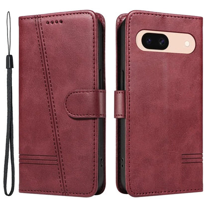 For Google Pixel 8a Wallet Case Flip Folio Leather Cell Phone Cover