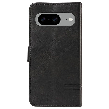 For Google Pixel 8 Case Leather Phone Cover with Wallet and Horizontal Viewing Stand