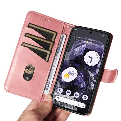 For Google Pixel 8 Case Leather Phone Cover with Wallet and Horizontal Viewing Stand