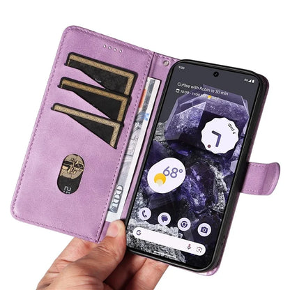 For Google Pixel 8 Case Leather Phone Cover with Wallet and Horizontal Viewing Stand