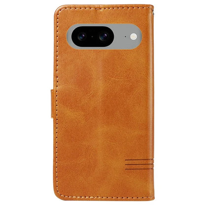 For Google Pixel 8 Case Leather Phone Cover with Wallet and Horizontal Viewing Stand