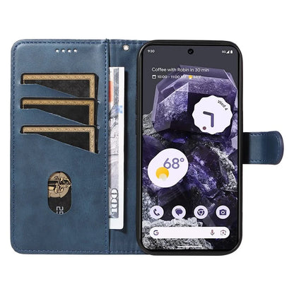 For Google Pixel 8 Case Leather Phone Cover with Wallet and Horizontal Viewing Stand
