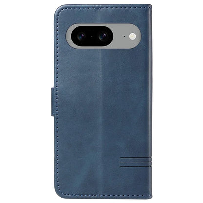 For Google Pixel 8 Case Leather Phone Cover with Wallet and Horizontal Viewing Stand