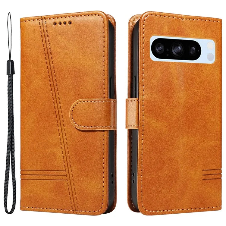 For Google Pixel 8 Pro Wallet Case PU Leather Phone Cover Magnetic Closure