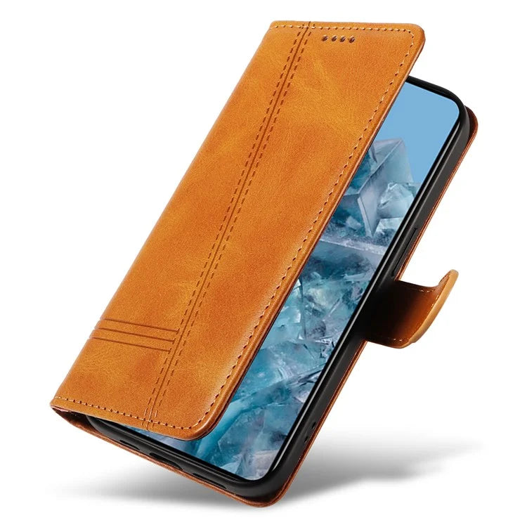 For Google Pixel 8 Pro Wallet Case PU Leather Phone Cover Magnetic Closure