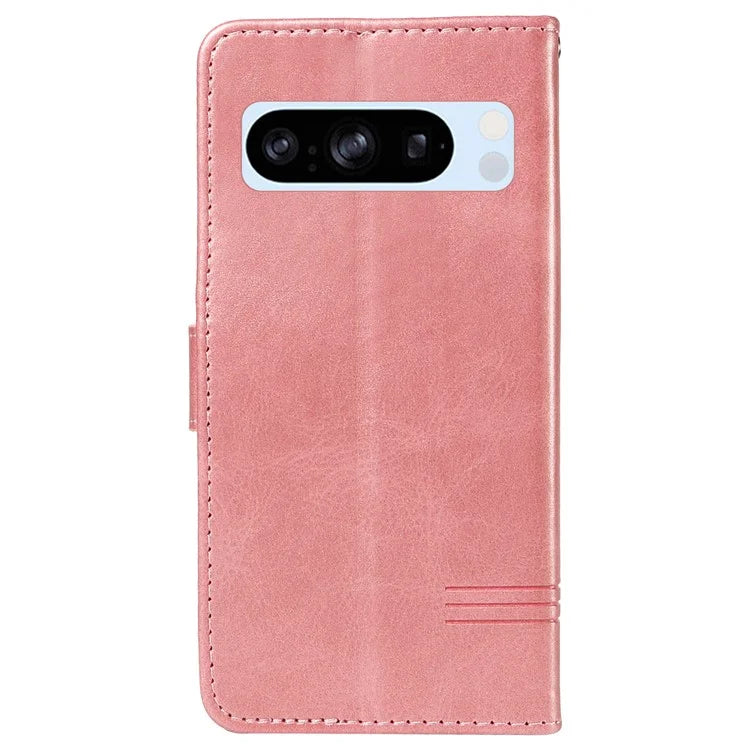 For Google Pixel 8 Pro Wallet Case PU Leather Phone Cover Magnetic Closure