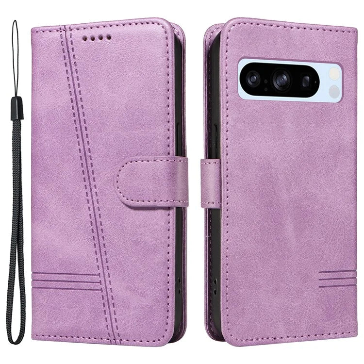 For Google Pixel 8 Pro Wallet Case PU Leather Phone Cover Magnetic Closure