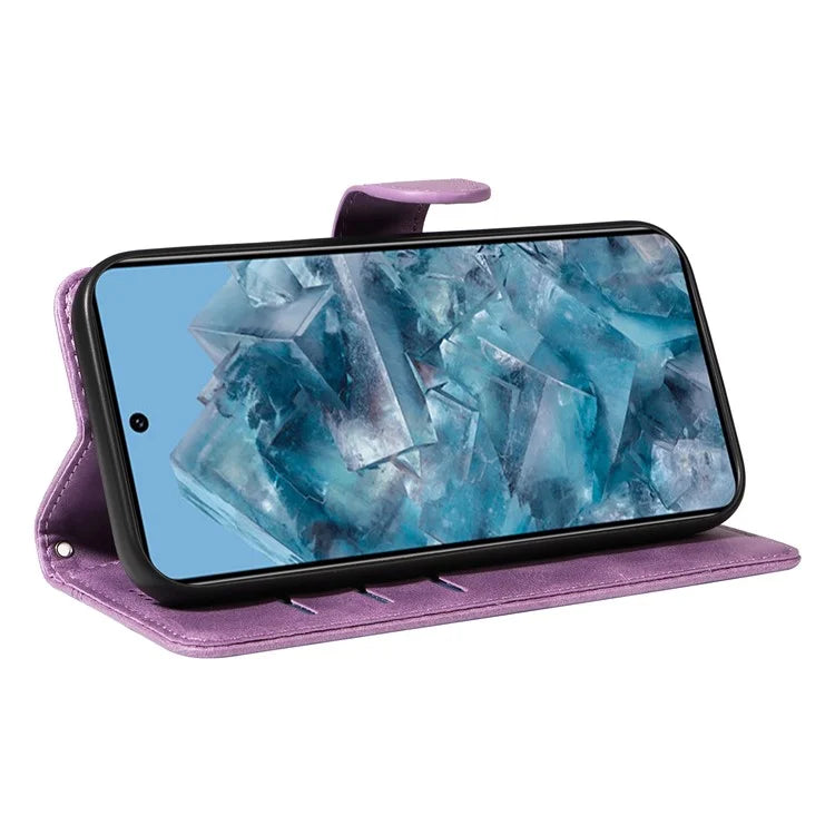 For Google Pixel 8 Pro Wallet Case PU Leather Phone Cover Magnetic Closure