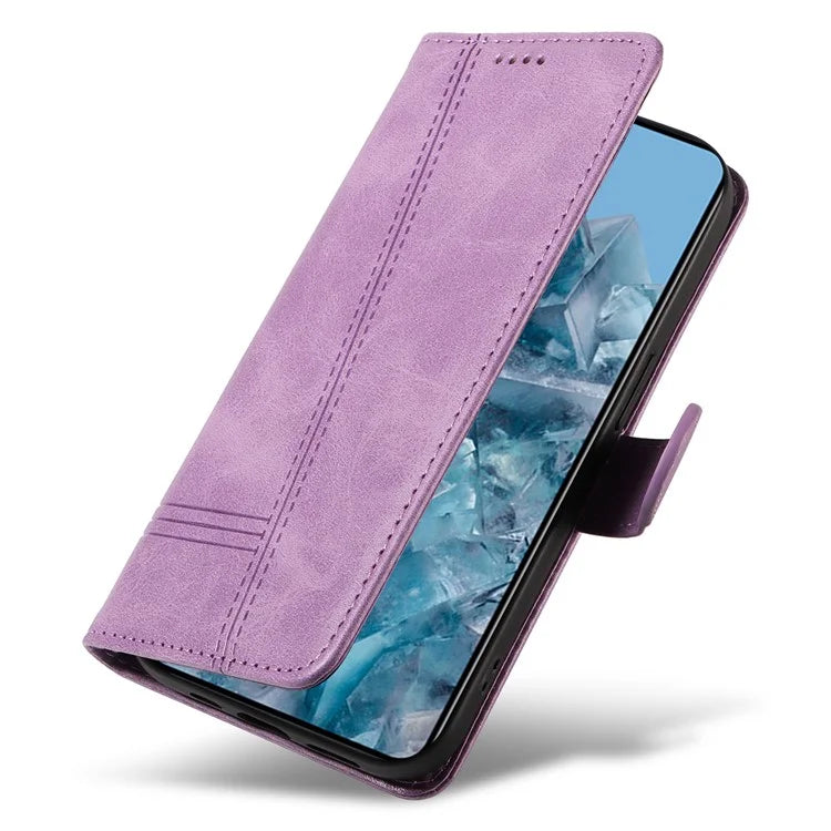 For Google Pixel 8 Pro Wallet Case PU Leather Phone Cover Magnetic Closure