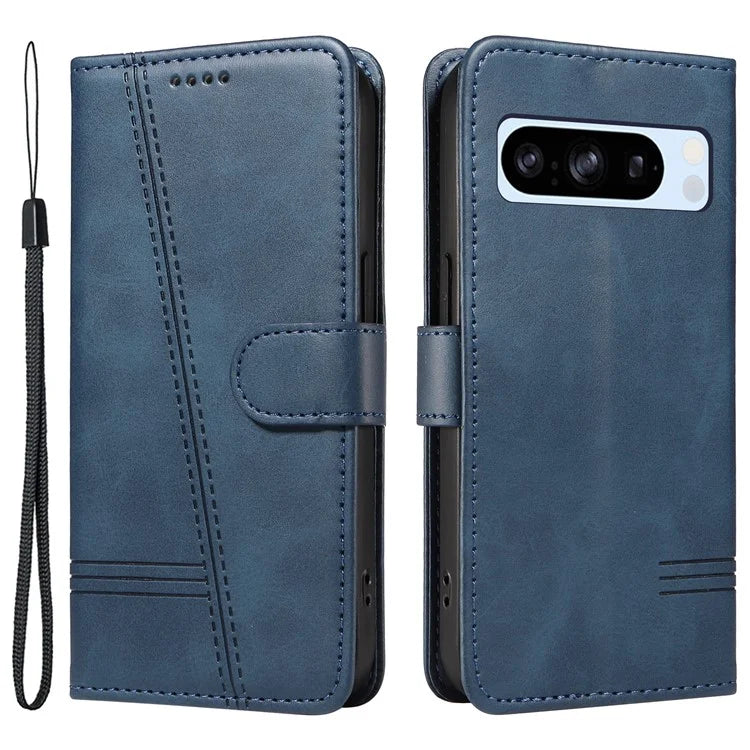 For Google Pixel 8 Pro Wallet Case PU Leather Phone Cover Magnetic Closure