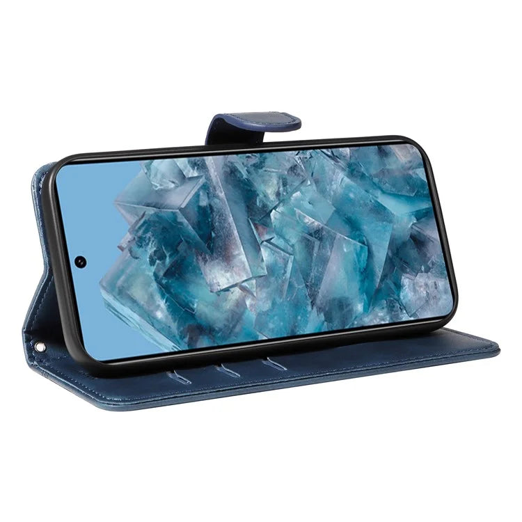For Google Pixel 8 Pro Wallet Case PU Leather Phone Cover Magnetic Closure