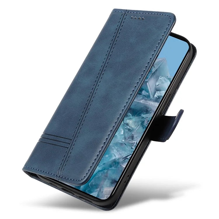 For Google Pixel 8 Pro Wallet Case PU Leather Phone Cover Magnetic Closure