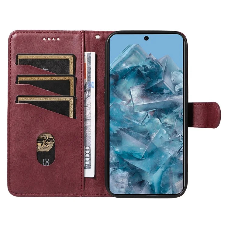 For Google Pixel 8 Pro Wallet Case PU Leather Phone Cover Magnetic Closure