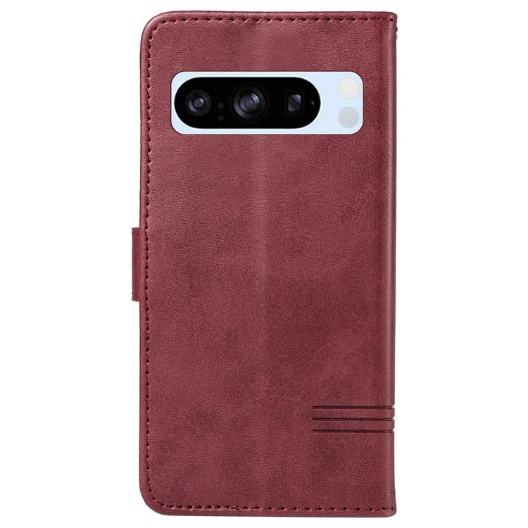 For Google Pixel 8 Pro Wallet Case PU Leather Phone Cover Magnetic Closure