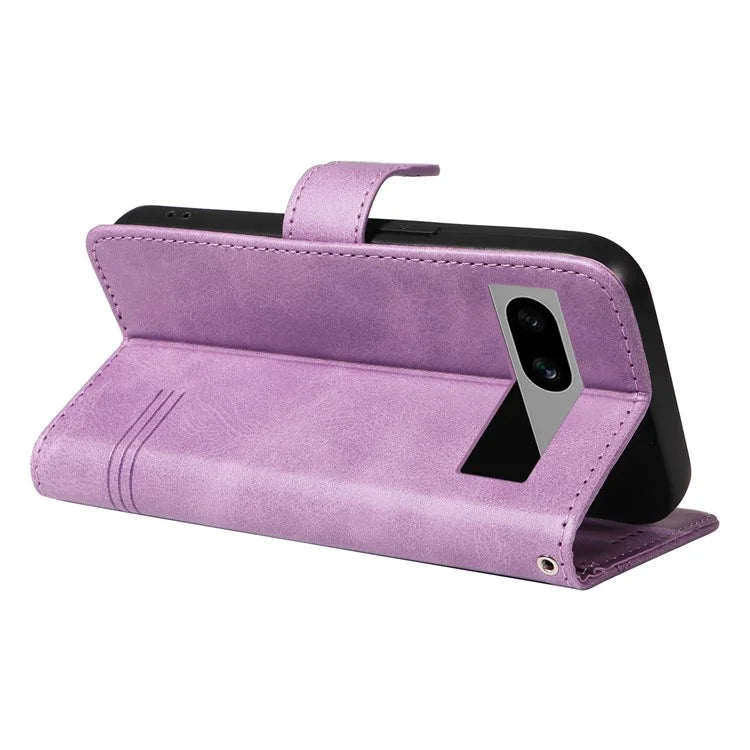 For Google Pixel 7a Case Wallet PU Leather Phone Cover with Stand View