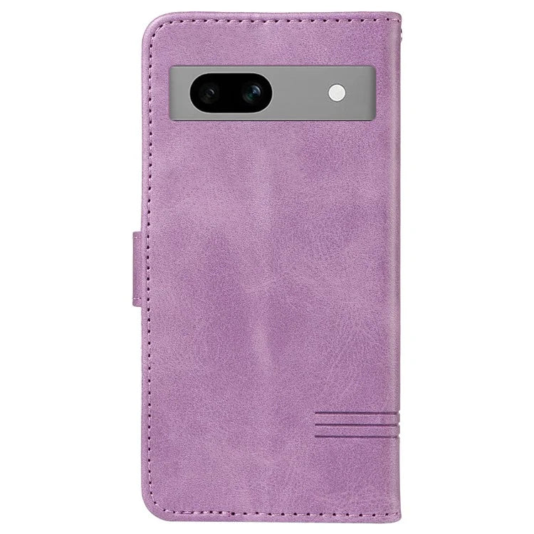 For Google Pixel 7a Case Wallet PU Leather Phone Cover with Stand View
