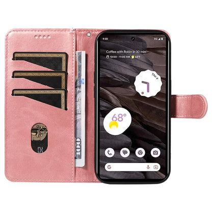 For Google Pixel 7a Case Wallet PU Leather Phone Cover with Stand View