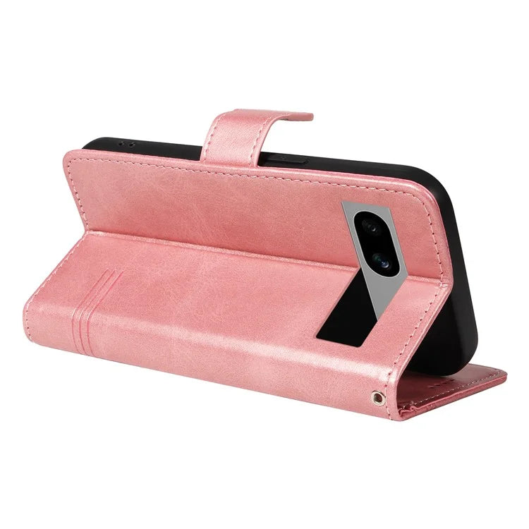 For Google Pixel 7a Case Wallet PU Leather Phone Cover with Stand View